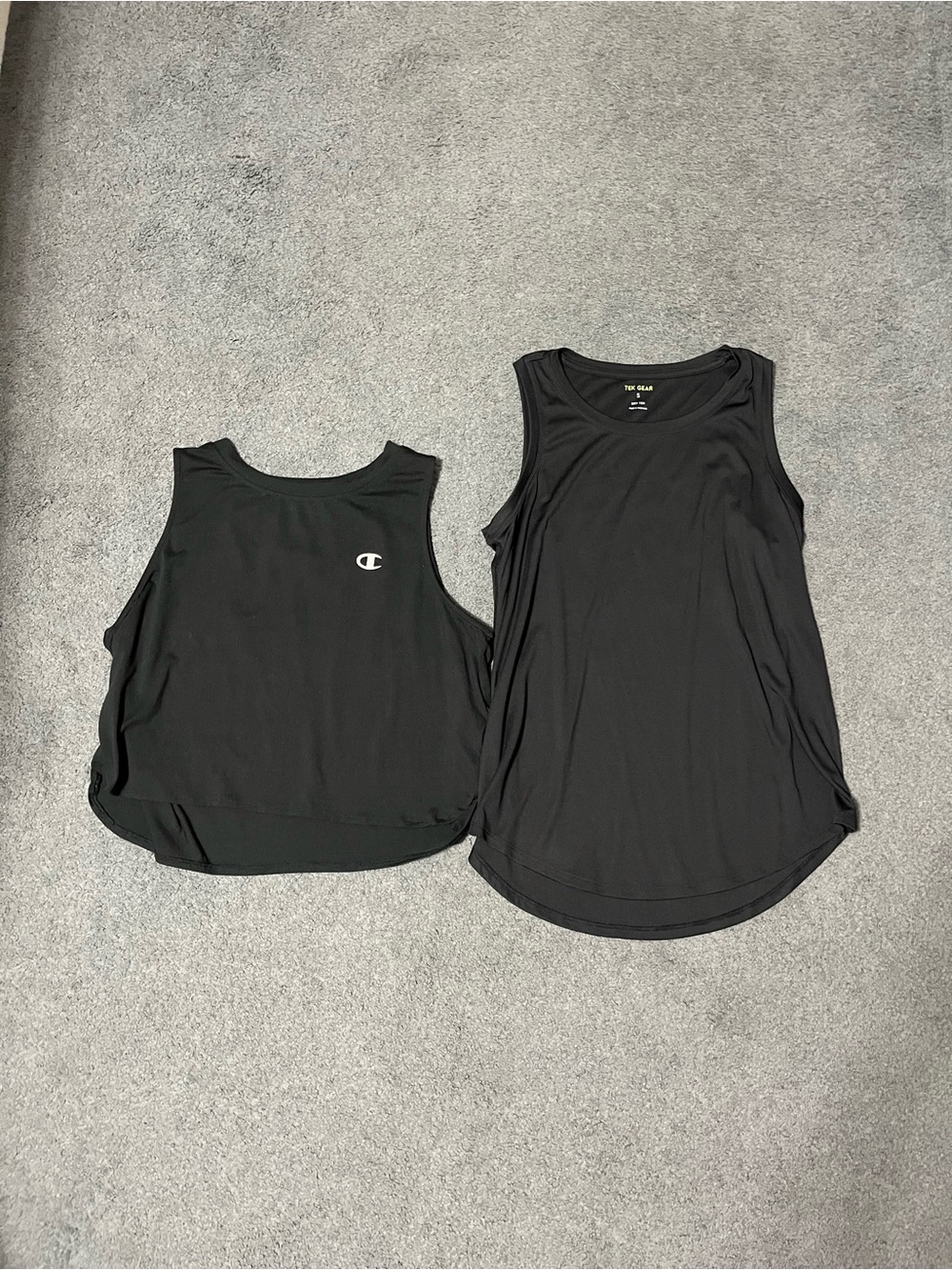 Black Athletic Tank Tops